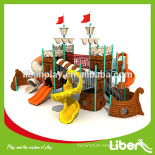 Piratenschiff LLDPE Spielplatz Sets, Corsair Kinder Outdoor Kunststoff Spielplatz Ausrüstung